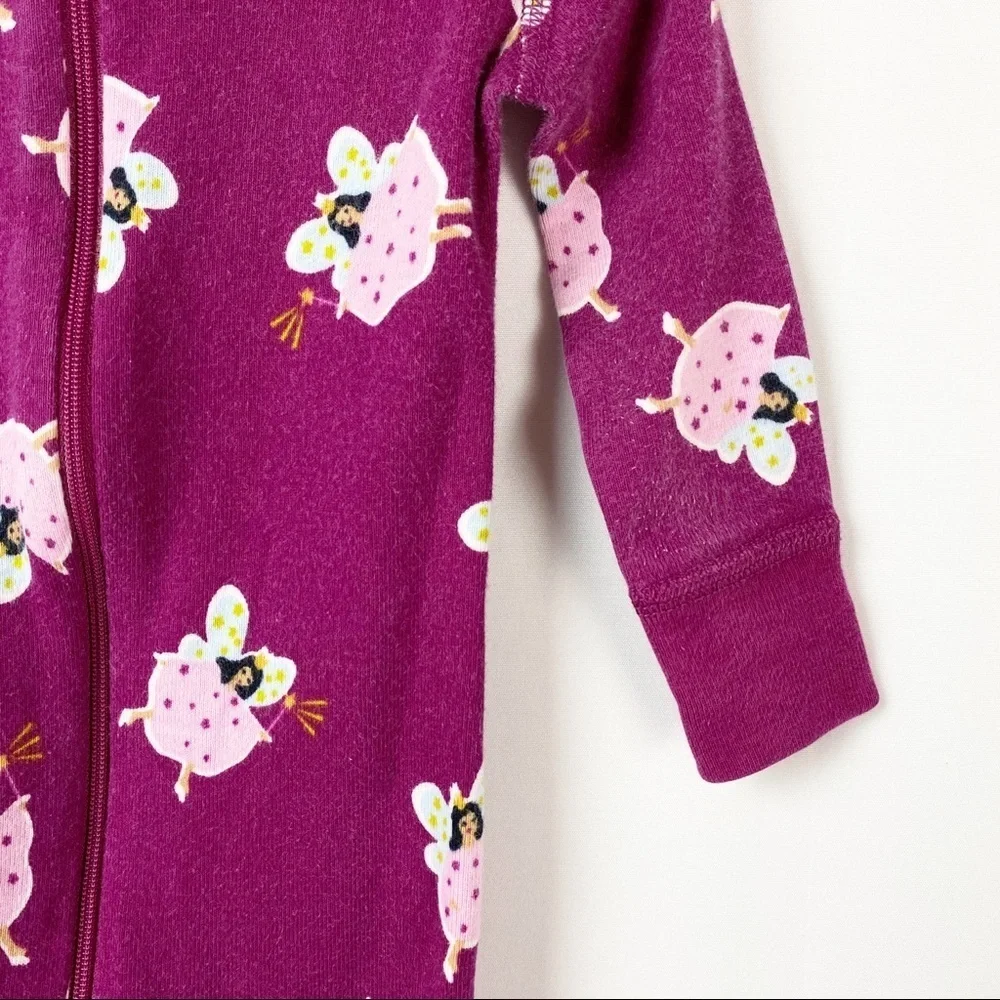 Hanna Andersson Fairy Zipper Pajamas One Piece